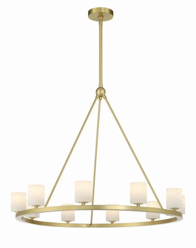 Aragon 12 Light Chandelier Alabaster