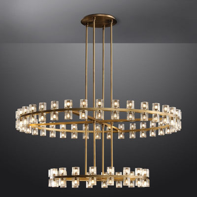 Wine-Glass Series Glass Chandelier