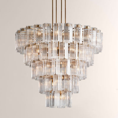 Art Glass Dearie Round Chandelier 38”48“60”