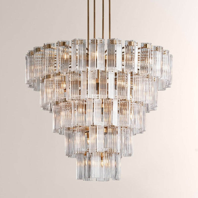 Art Glass Dearie Round Chandelier 38”48“60”