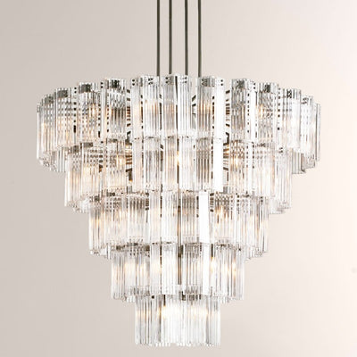 Art Glass Dearie Round Chandelier 38”48“60”