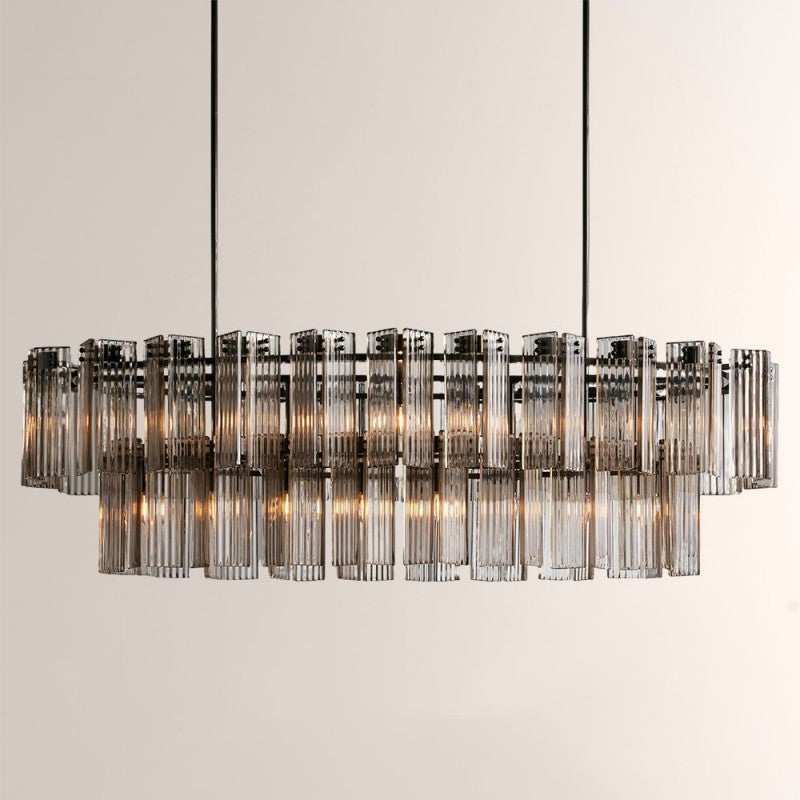 Art Glass Dearie Oval Chandelier