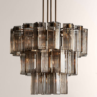 Art Glass Dearie Round Chandelier 38”48“60”