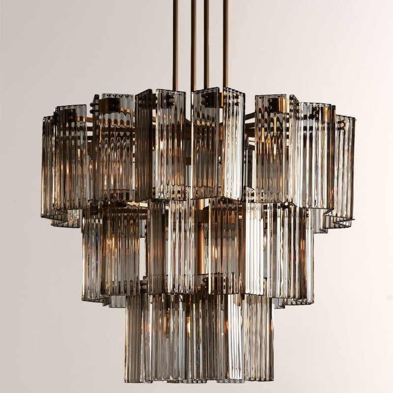 Art Glass Dearie Round Chandelier 38”48“60”