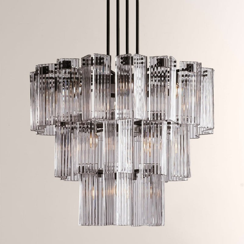 Art Glass Dearie Round Chandelier 38”48“60”