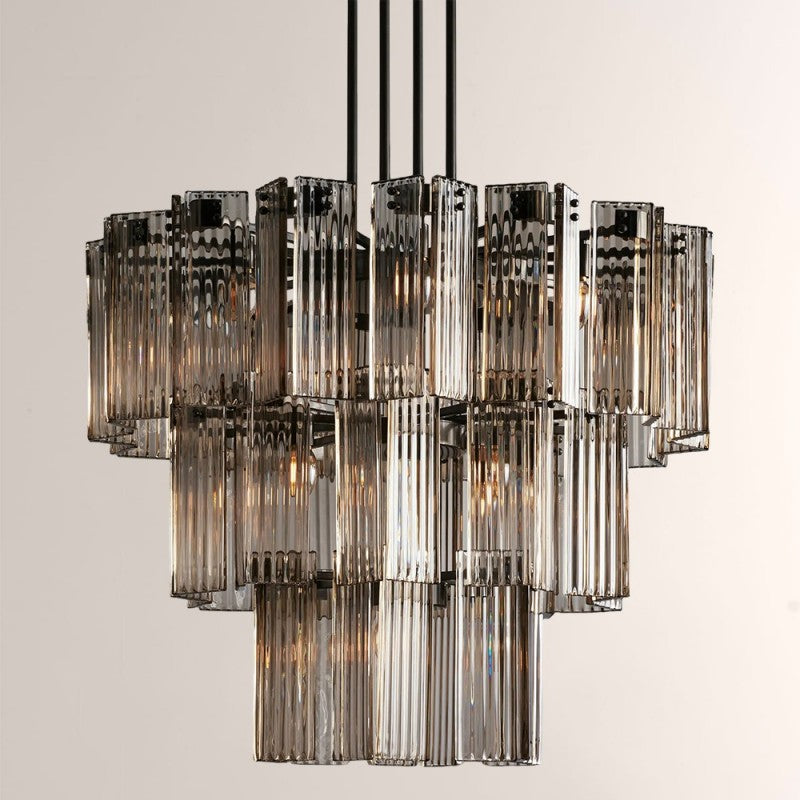 Art Glass Dearie Round Chandelier 38”48“60”
