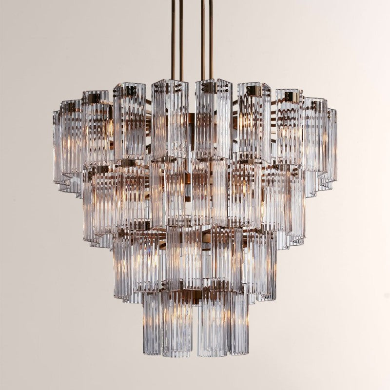 Art Glass Dearie Round Chandelier 38”48“60”