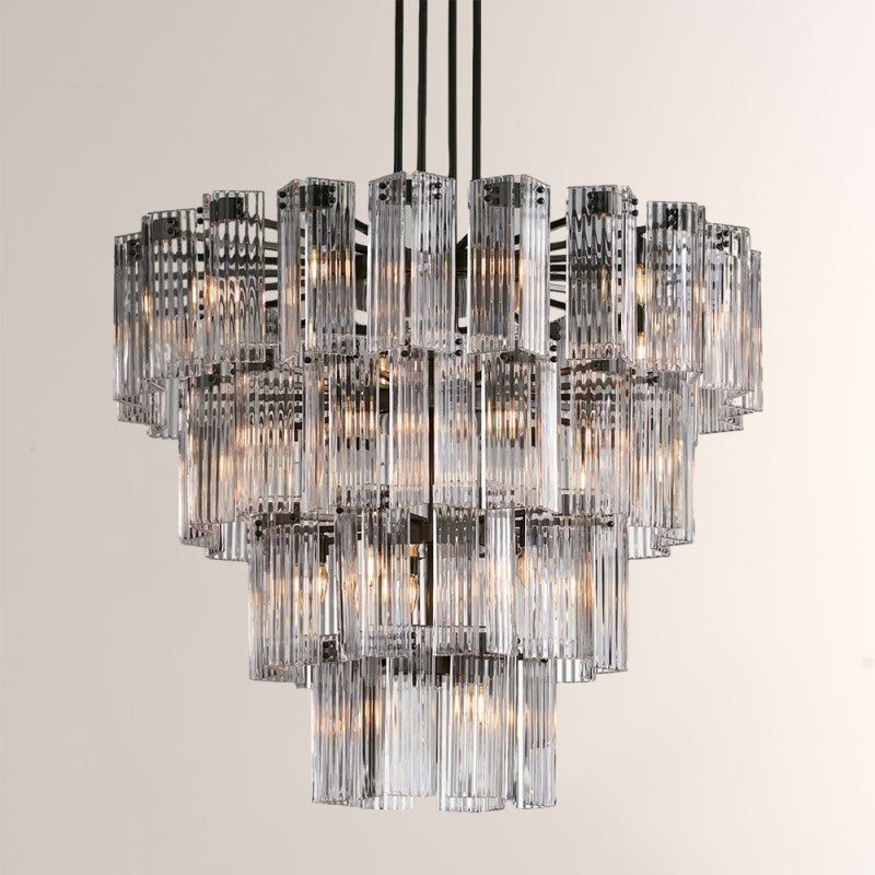 Art Glass Dearie Round Chandelier 38”48“60”