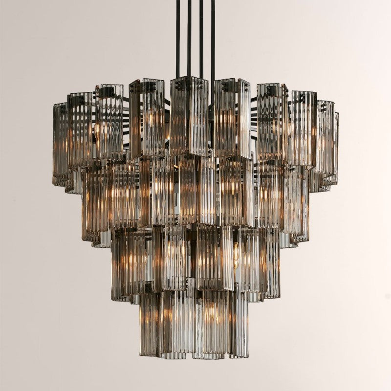 Art Glass Dearie Round Chandelier 38”48“60”