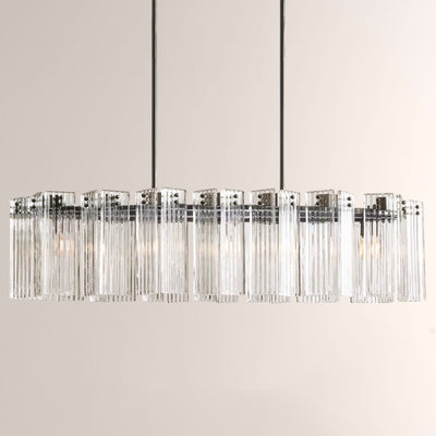 Art Glass Dearie Oval Chandelier