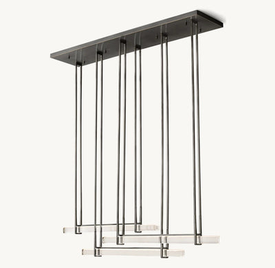 Audubos Triple Bar Linear Chandelier  　