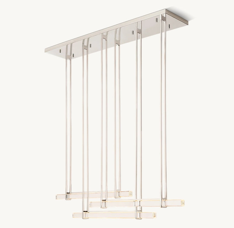 Audubos Triple Bar Linear Chandelier  　