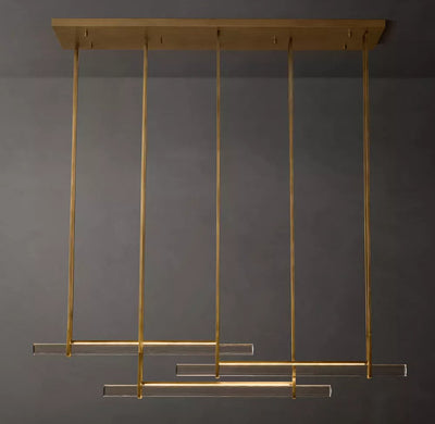 Audubos Triple Bar Linear Chandelier  　