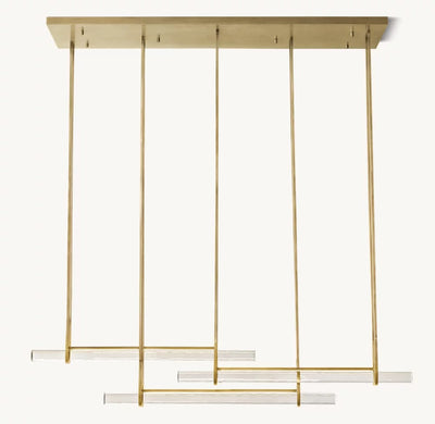 Audubos Triple Bar Linear Chandelier  　