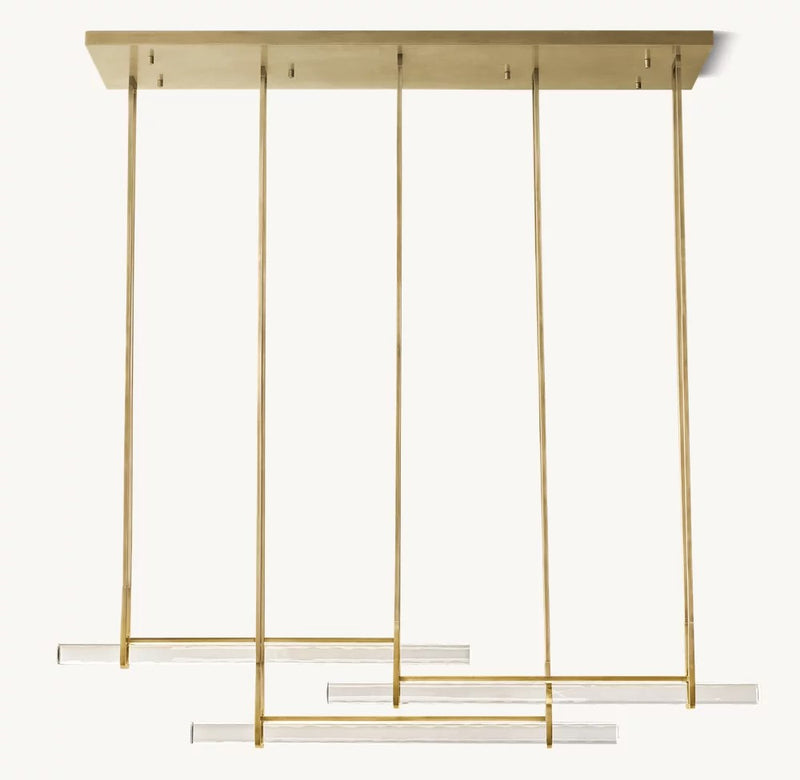 Audubos Triple Bar Linear Chandelier  　