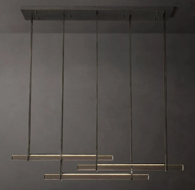 Audubos Triple Bar Linear Chandelier  　