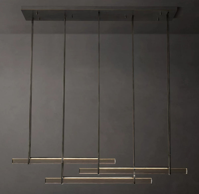 Audubos Triple Bar Linear Chandelier  　