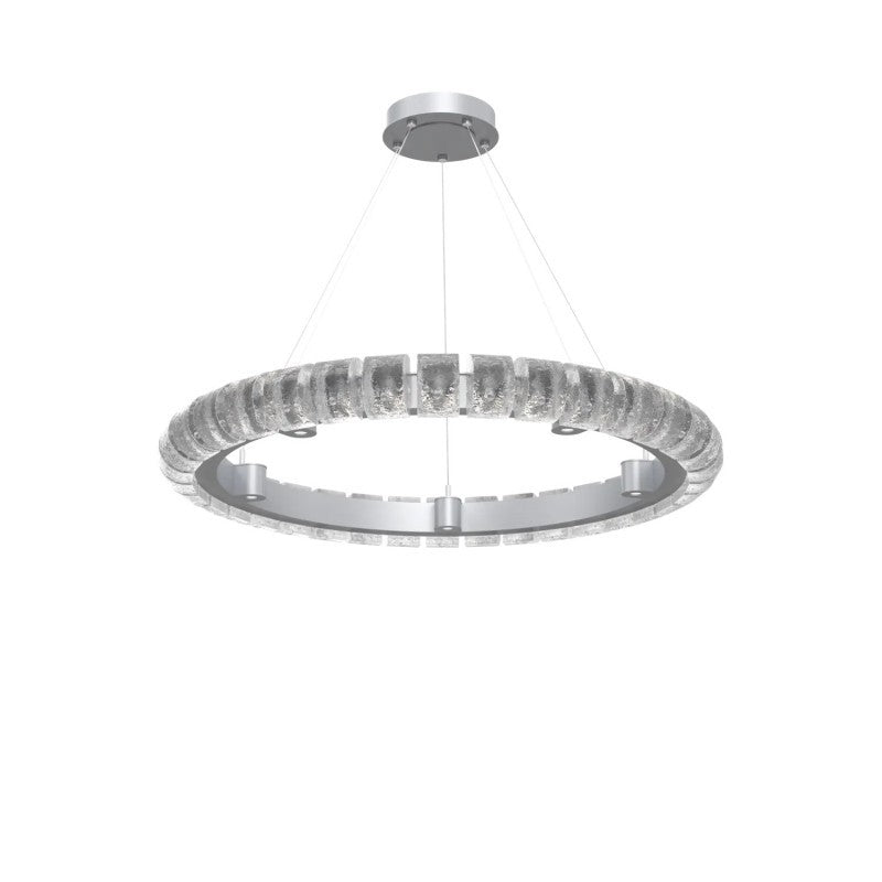 Aura Glass Ring Chandelier 60"D