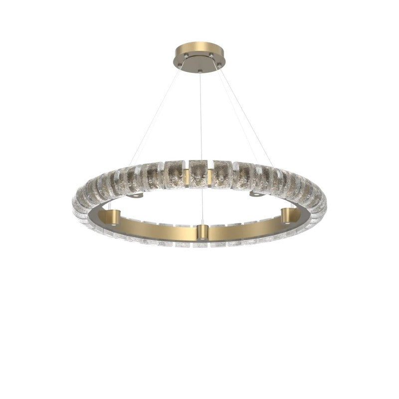 Aura Glass Ring Chandelier 60"D