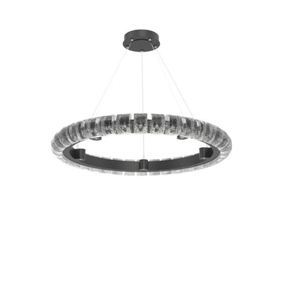 Aura Glass Ring Chandelier 60"D