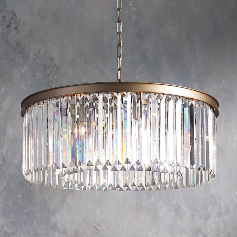 Cara Round Glass Chandelier