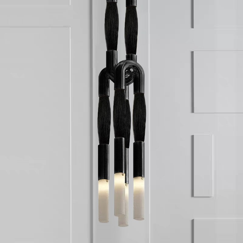 Horse Hair Pendant Light