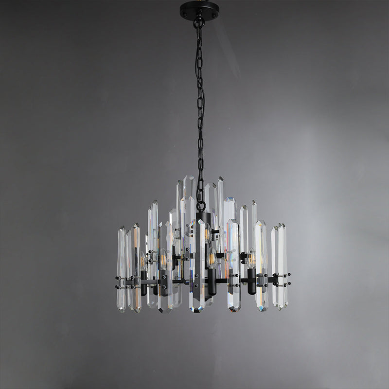 Blooming Prism Round Chandelier 24"