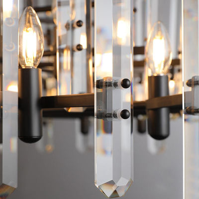 Blooming Prism Round Chandelier 24"