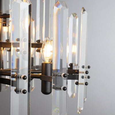 Blooming Prism Round Chandelier 24"