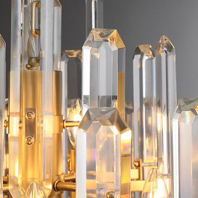 Blooming Prism Round Chandelier 24"