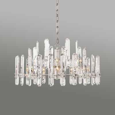 Blooming  Prism Round Chandelier 36"