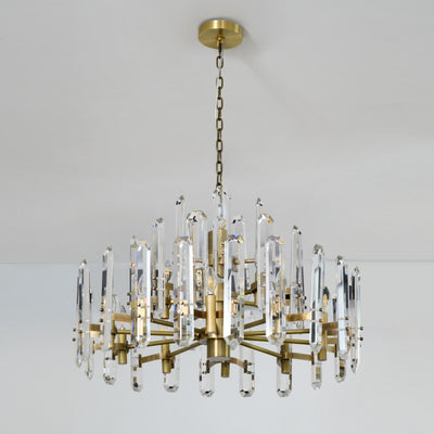 Blooming  Prism Round Chandelier 36"