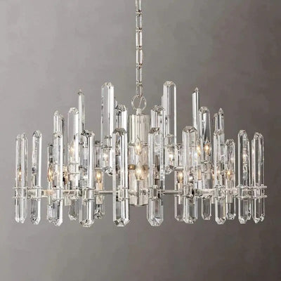 Blooming  Prism Round Chandelier 36"