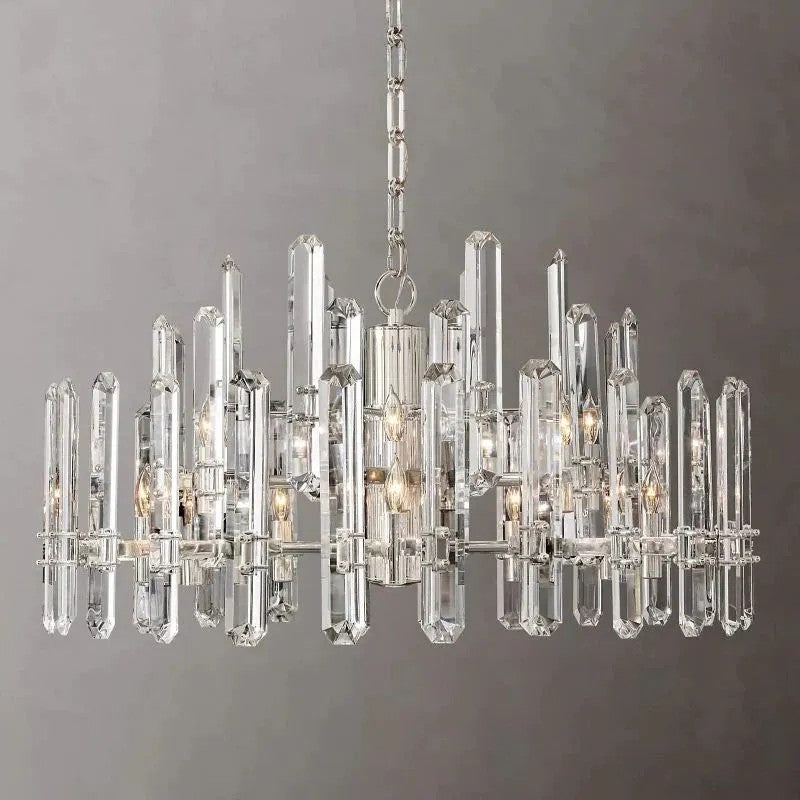 Blooming  Prism Round Chandelier 36"