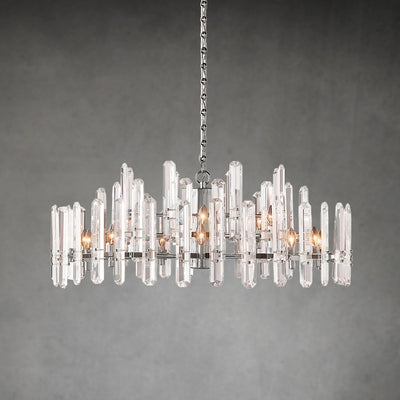 Blooming Prism Round Chandelier 48"