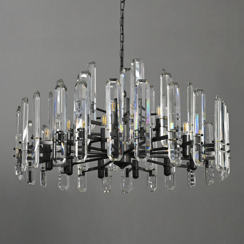 Blooming Prism Round Chandelier 48"