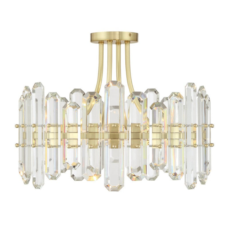 Bolton 4 Lights Semi Flush Mount