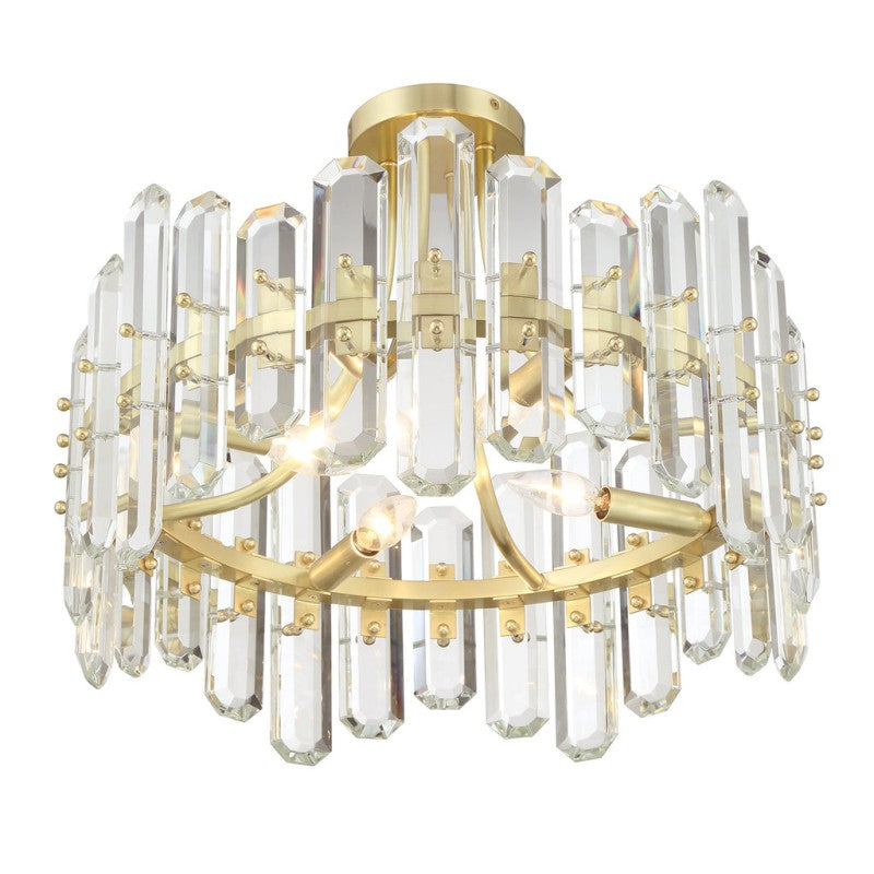 Bolton 4 Lights Semi Flush Mount