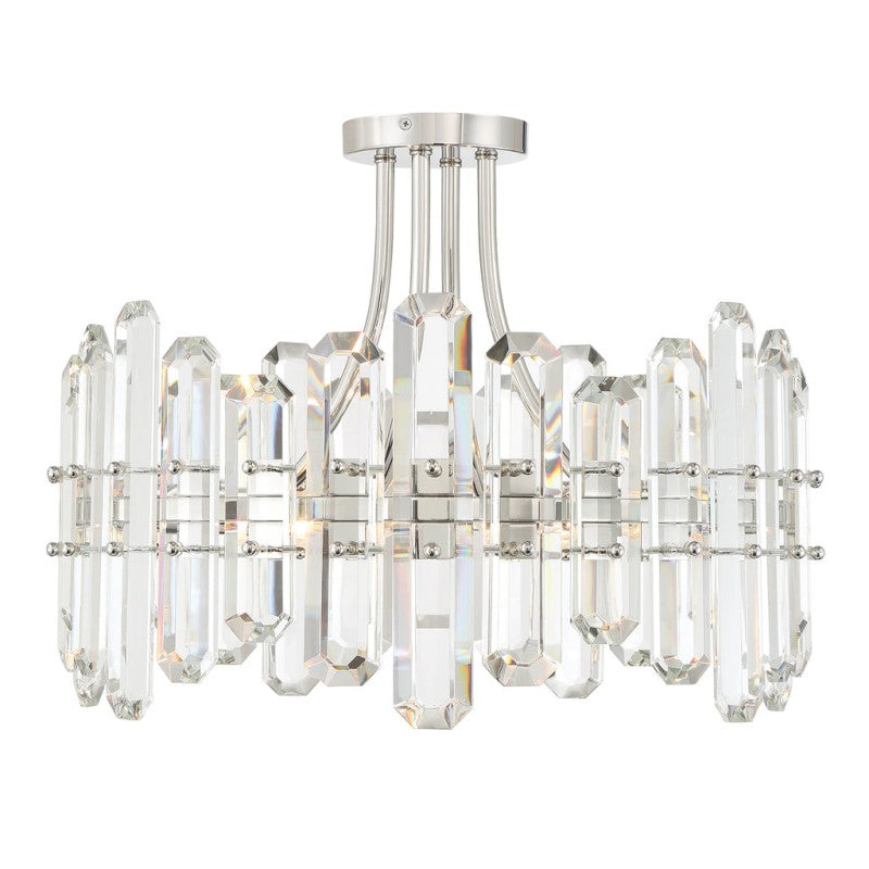 Bolton 4 Lights Semi Flush Mount