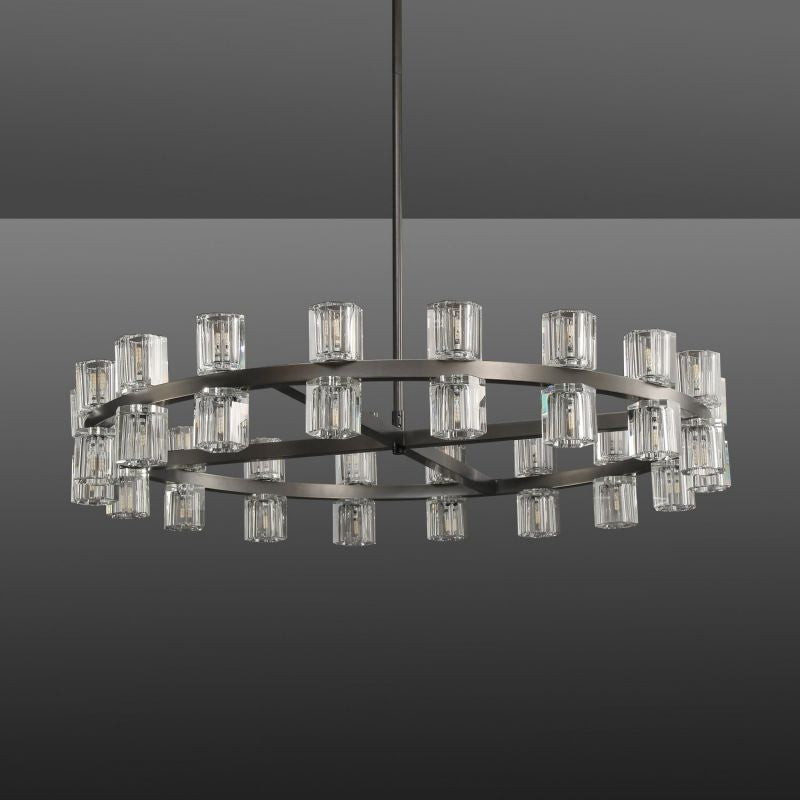 Wine-Glass Series Glass Chandelier