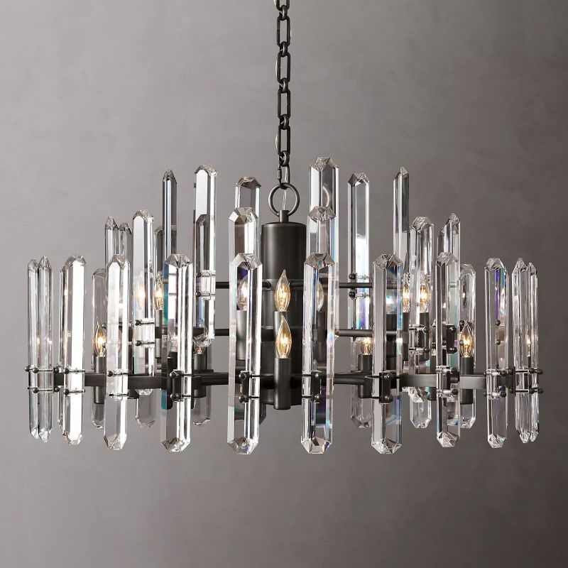 Browning Prism Round Chandelier 36" - thebelacan