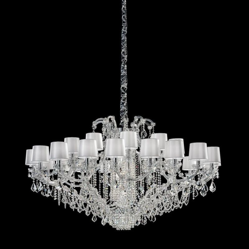 Antique Maria Theresa 36 Lights Crystal Chandelier