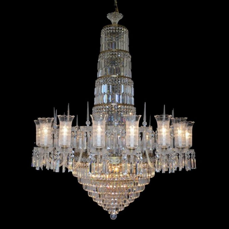 Antique Lances 32 Lights Crystal  Chandelier