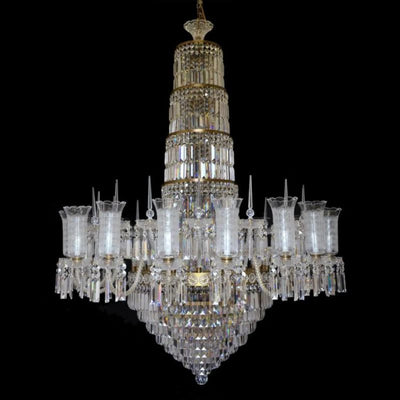 Antique Lances 32 Lights Crystal  Chandelier