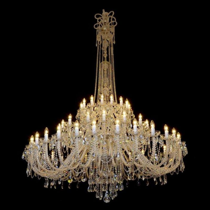 Antique  Princesse 60 Lights Crystal Chandelier