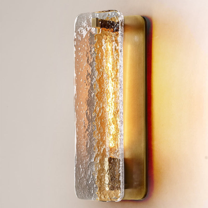 Camelot Glass  Wall Sconce