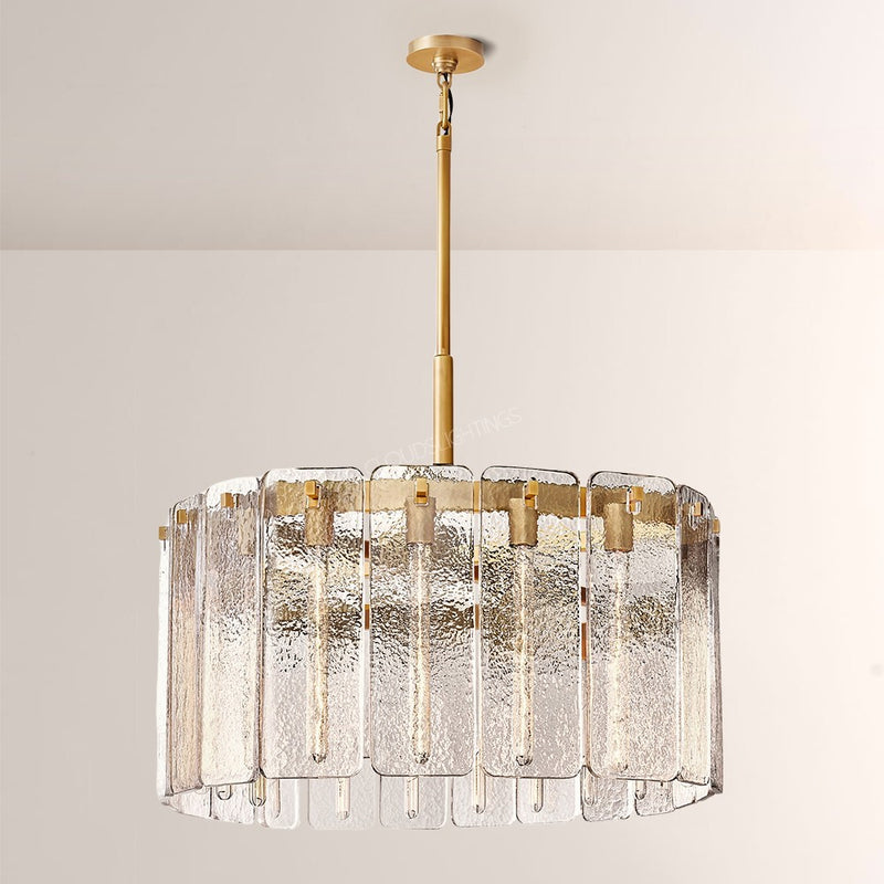 Camelot Glass Round Chandelier 36"D