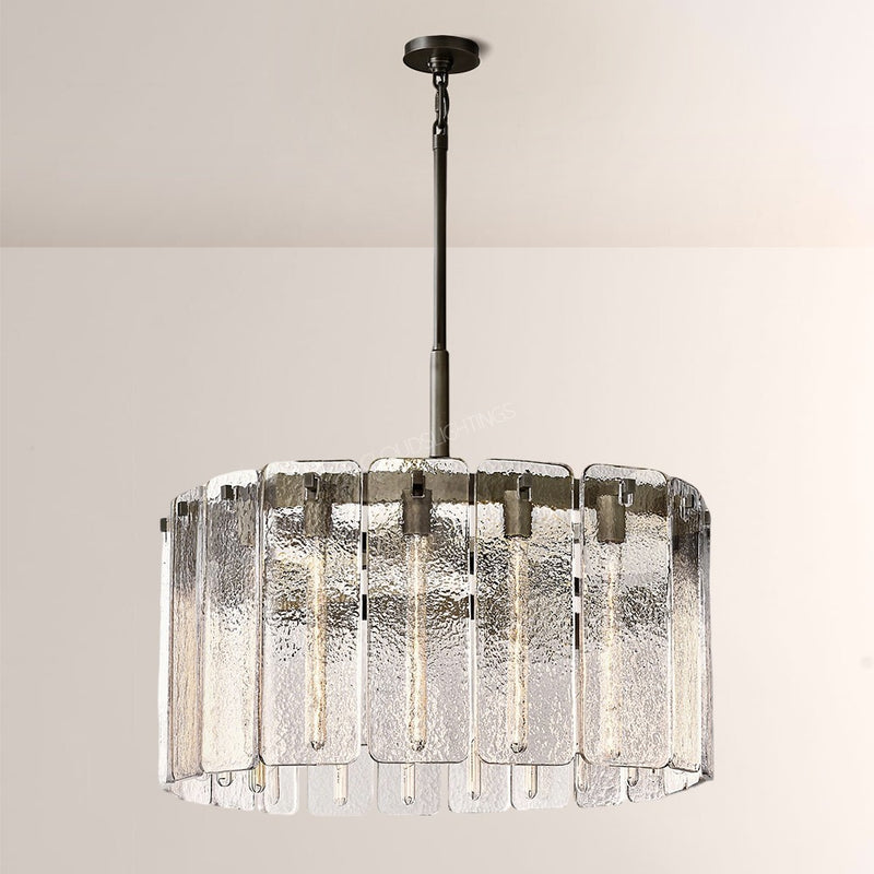 Camelot Glass Round Chandelier 36"D