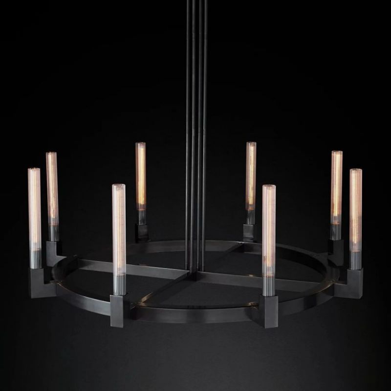 Candlestick Series Glass Chandelier