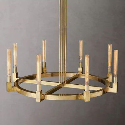 Candlestick Series Glass Chandelier